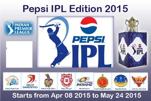 2015 Indian Premier League – IPL 8 Cricket Tournament