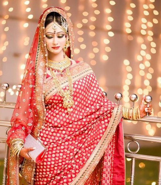 wedding bridal saree